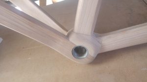 Holzfahrrad Detail